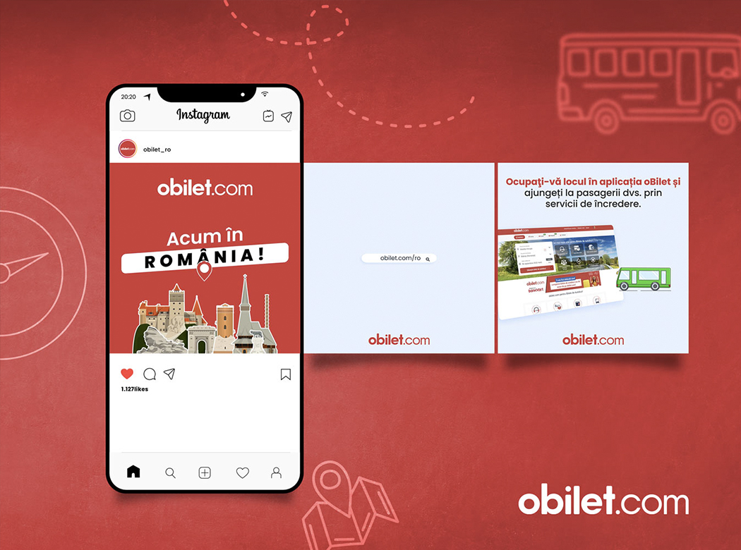 oBilet.com - Romanya - Sosyal Medya Yönetimi